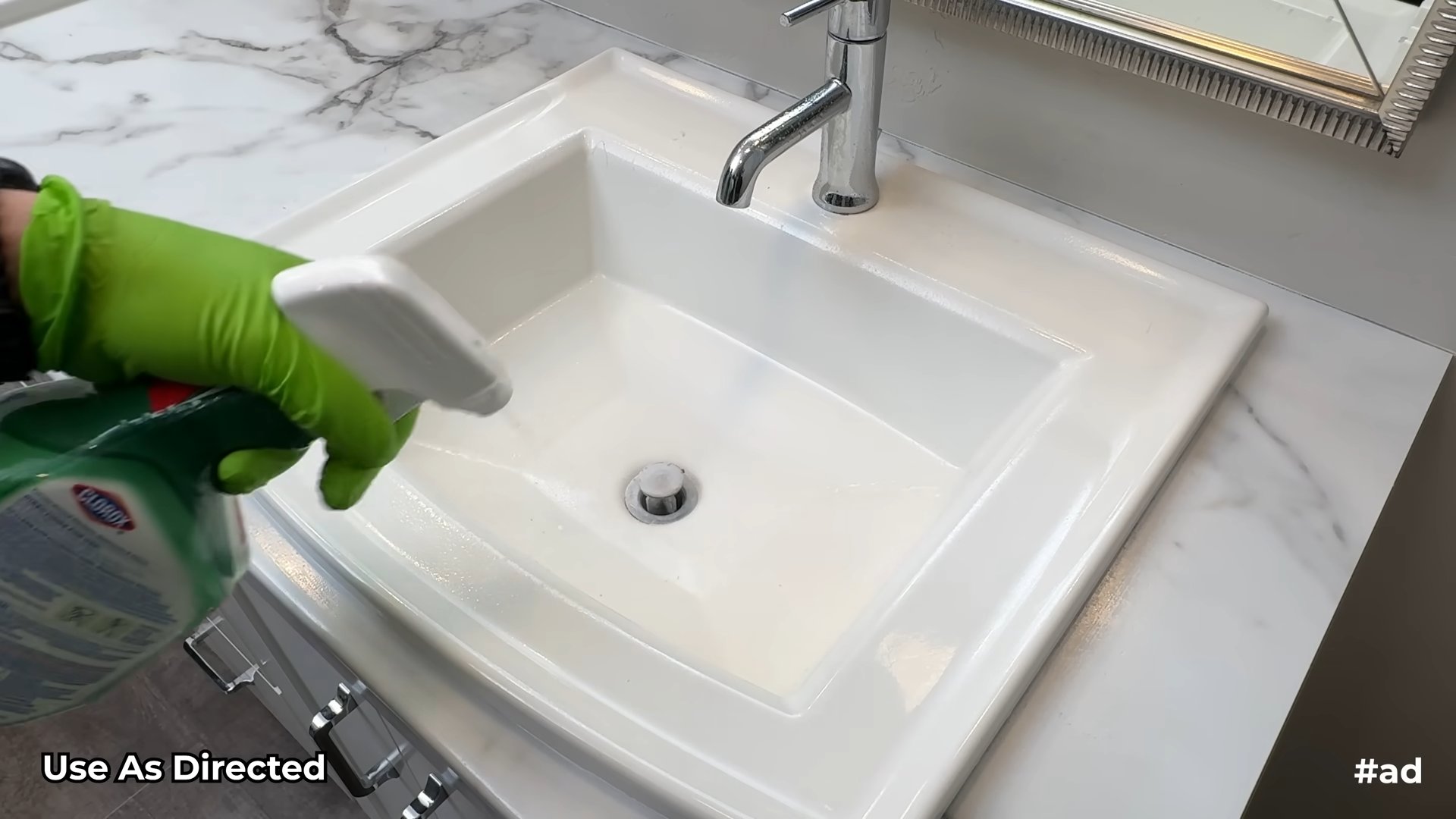 Clorox bathroom cleaning tips