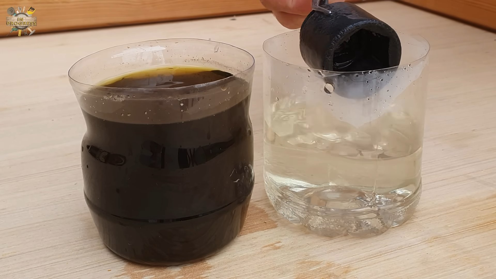Salt and hydrogen peroxide reaction
